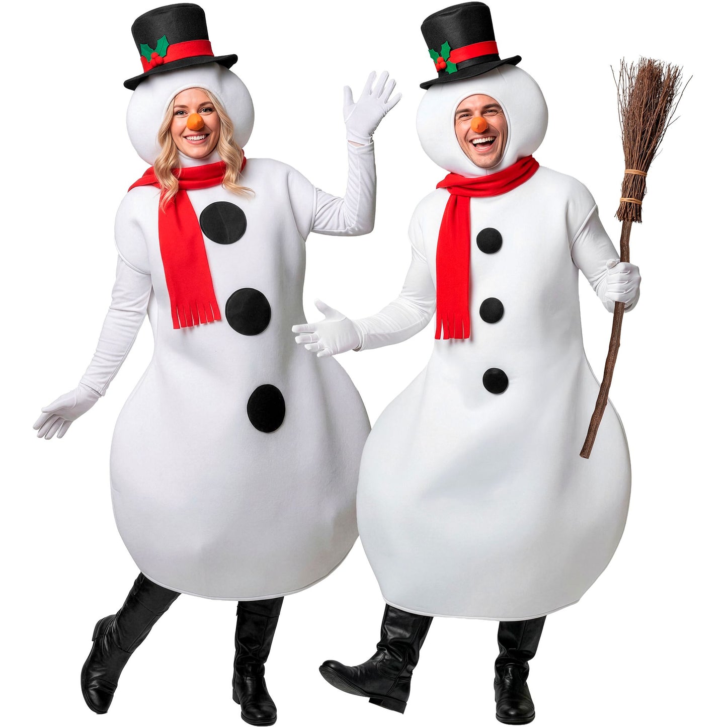 "SCHNEEMANN" (Kostüm, Nase) – Vorderansicht