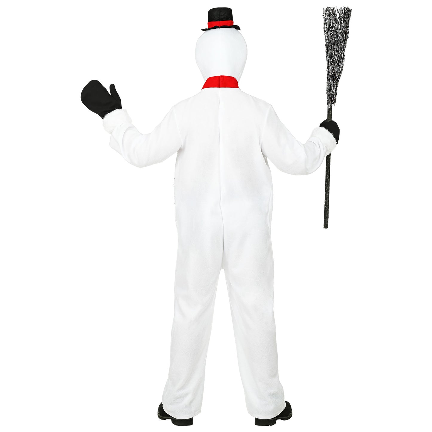 "SCHNEEMANN" (Overall mit dickem Bauch, Kopfbedeckung mit Maske, Handschuhe, Schal) – Ansicht 4