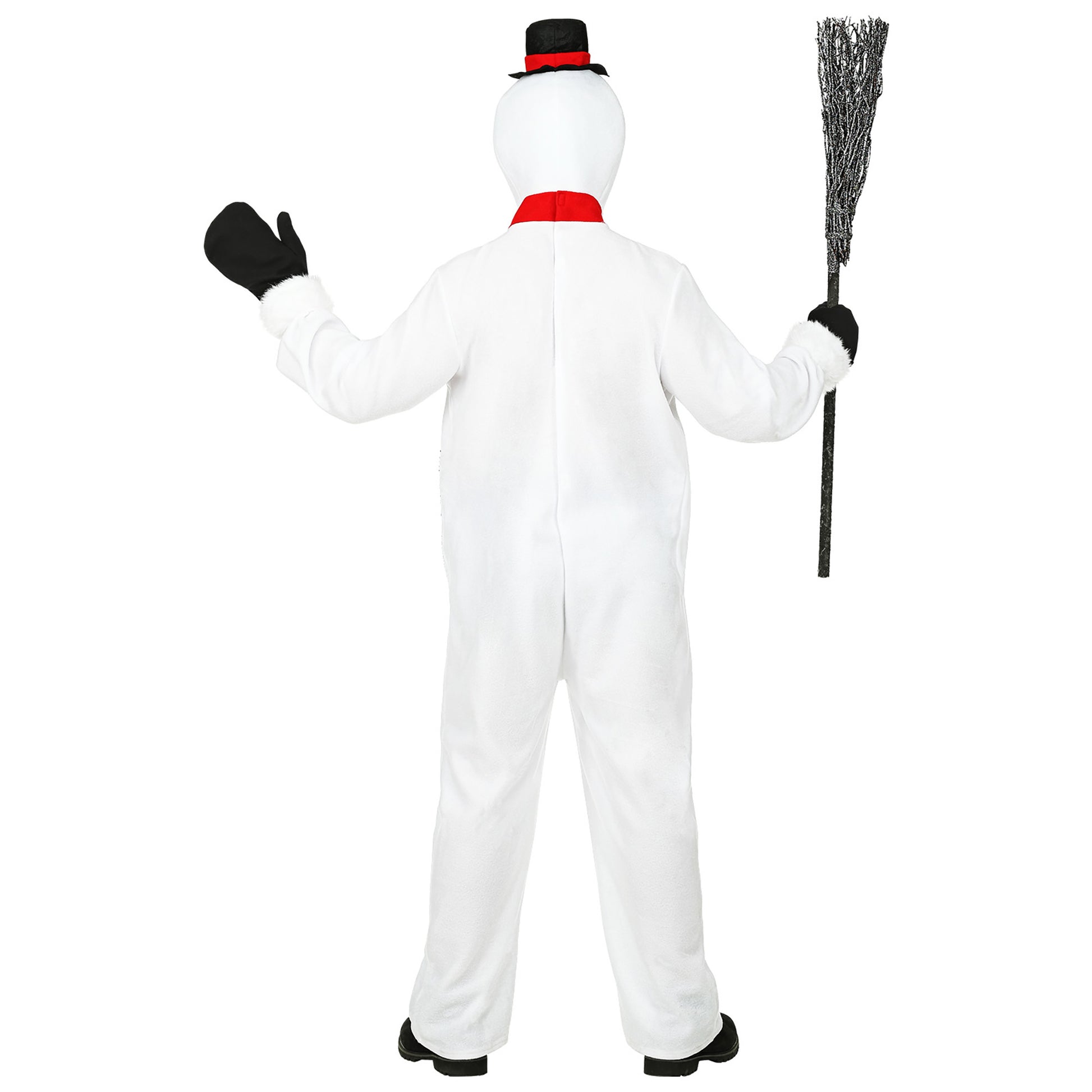 "SCHNEEMANN" (Overall mit dickem Bauch, Kopfbedeckung mit Maske, Handschuhe, Schal) – Ansicht 4