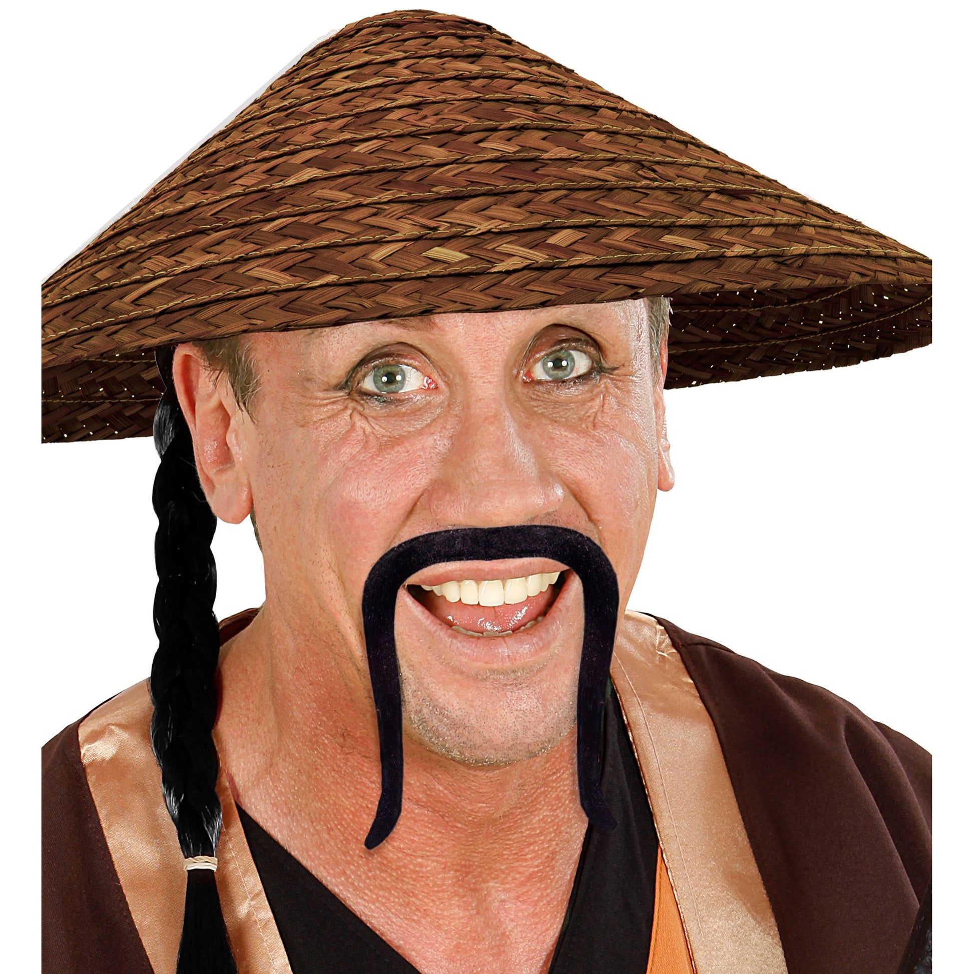 "SCHNURRBART CHINESE" klebend - schwarz – Ansicht 5