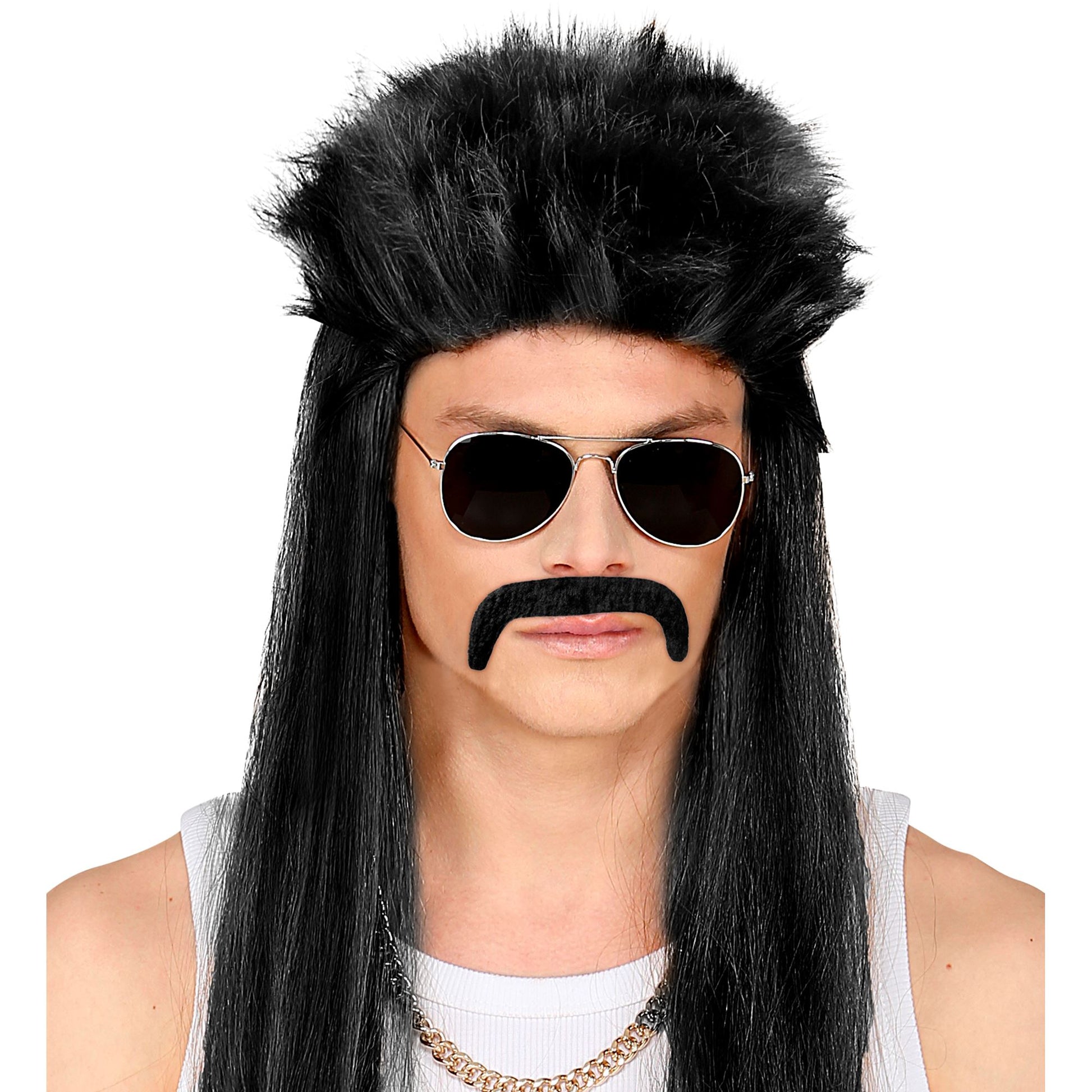 "SCHNURRBART MACHO" klebend - schwarz – Ansicht 5