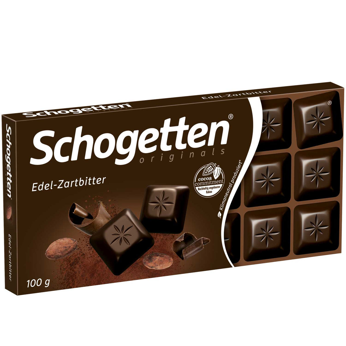 Schogetten Edel Zartbitter 100 g Zartbitterschokolade MHD 07.2026