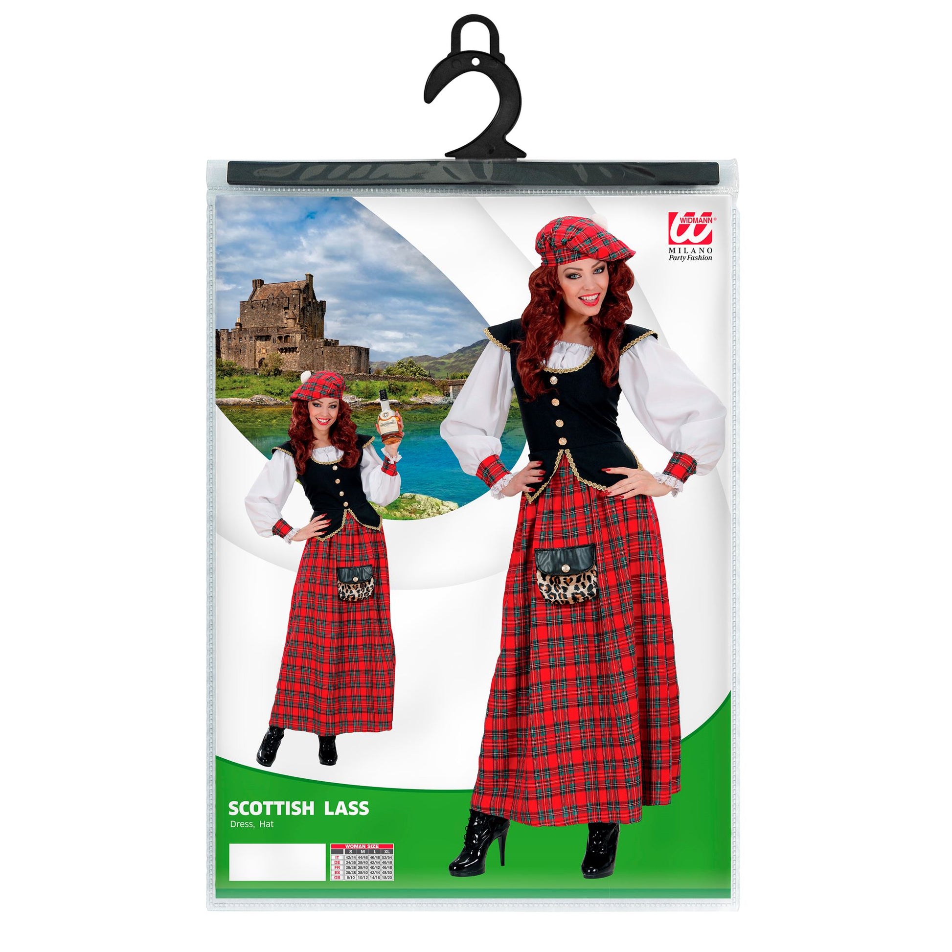 "SCHOTTISCHE FRAU" (Kleid, Hut) – Ansicht 3
