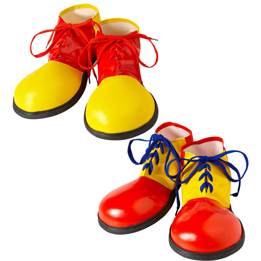 "SCHUHE CLOWN" in 2 Farben sortiert - Kindergröße – Vorderansicht