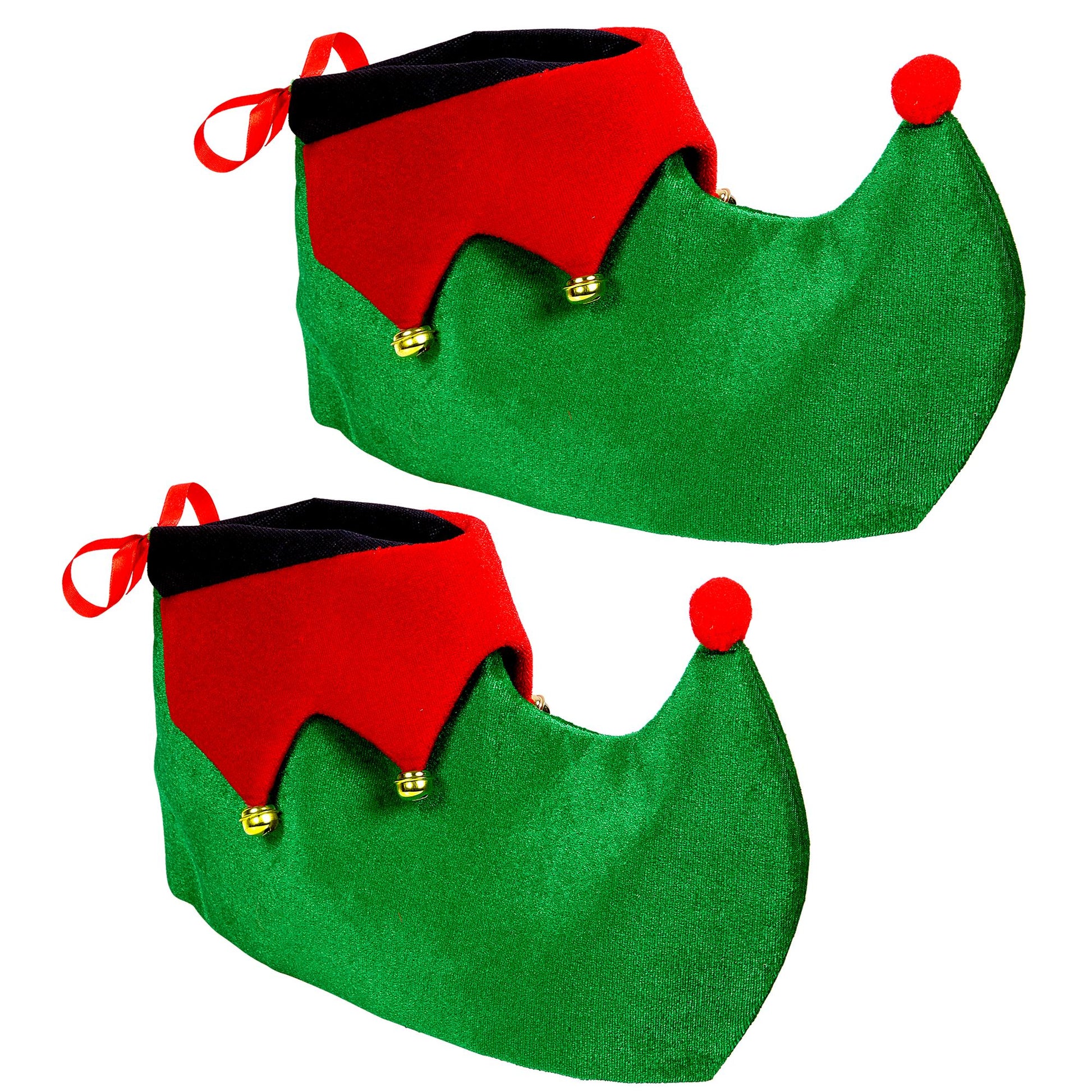 "SCHUHÜBERZIEHER WEIHNACHTSELFEN" – Vorderansicht