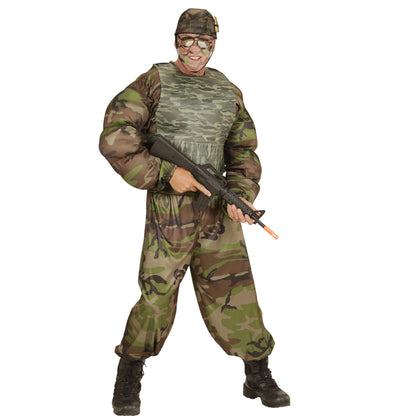 "SCHUSSSICHERE WESTE CAMOUFLAGE" – Detailansicht
