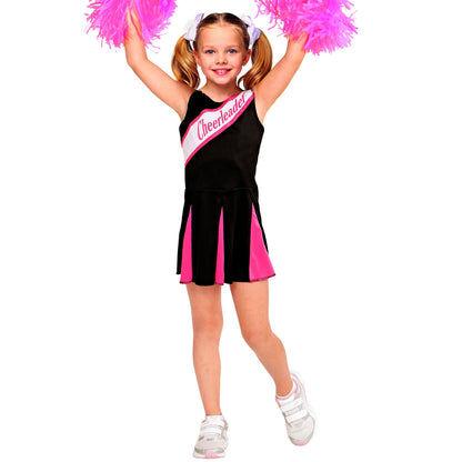"SCHWARZ/PINK CHEERLEADER" (Kleid) – Ansicht 3