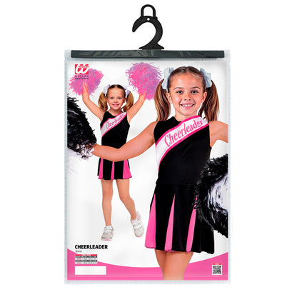 "SCHWARZ/PINK CHEERLEADER" (Kleid) – Ansicht 4
