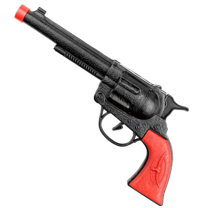 "SCHWARZE COWBOYPISTOLE" 23 cm – Vorderansicht