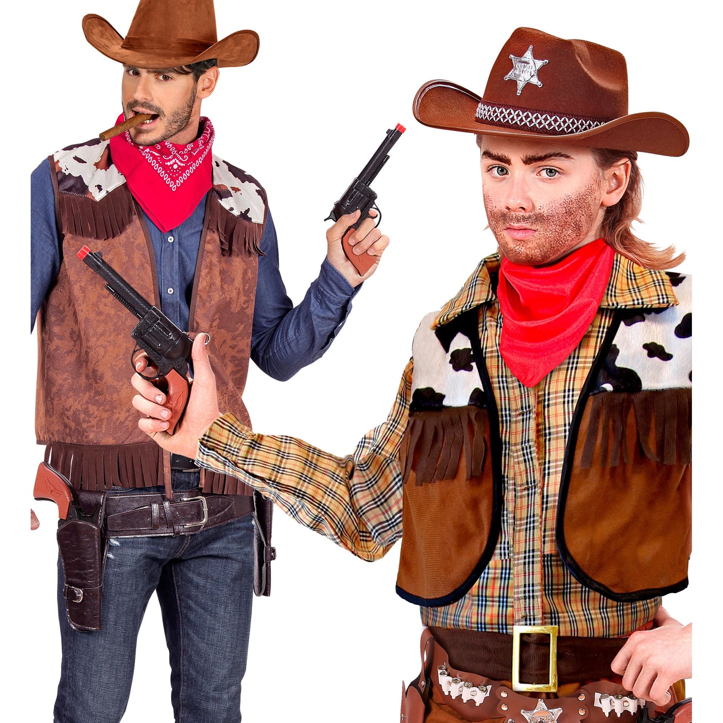 "SCHWARZE COWBOYPISTOLE" 23 cm – Ansicht 3