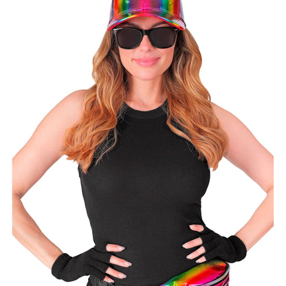 "SCHWARZE FINGERLOSE HANDSCHUHE" – Ansicht 4