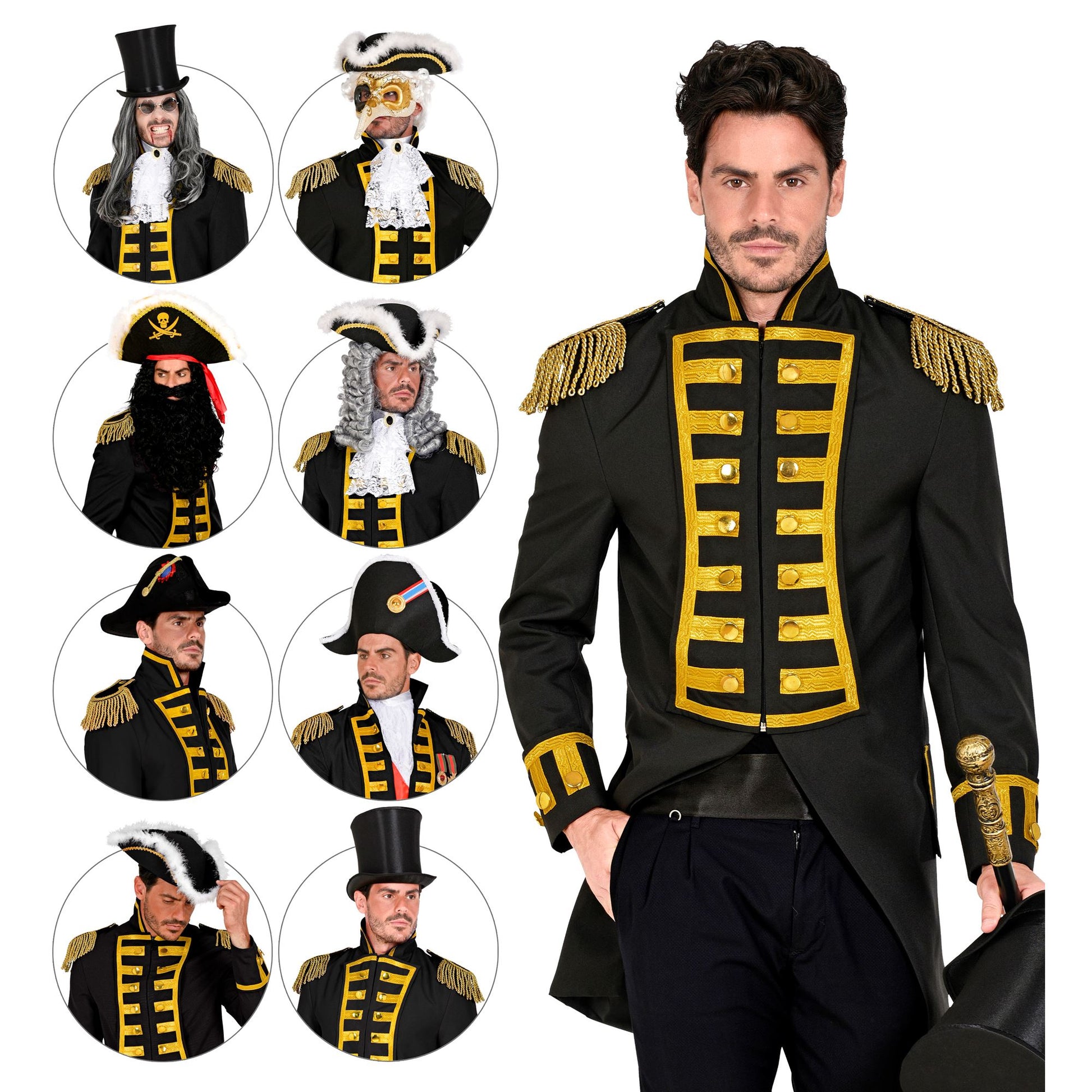 "SCHWARZE GARDEUNIFORM / PARADEFRACK" für Herren – Ansicht 5