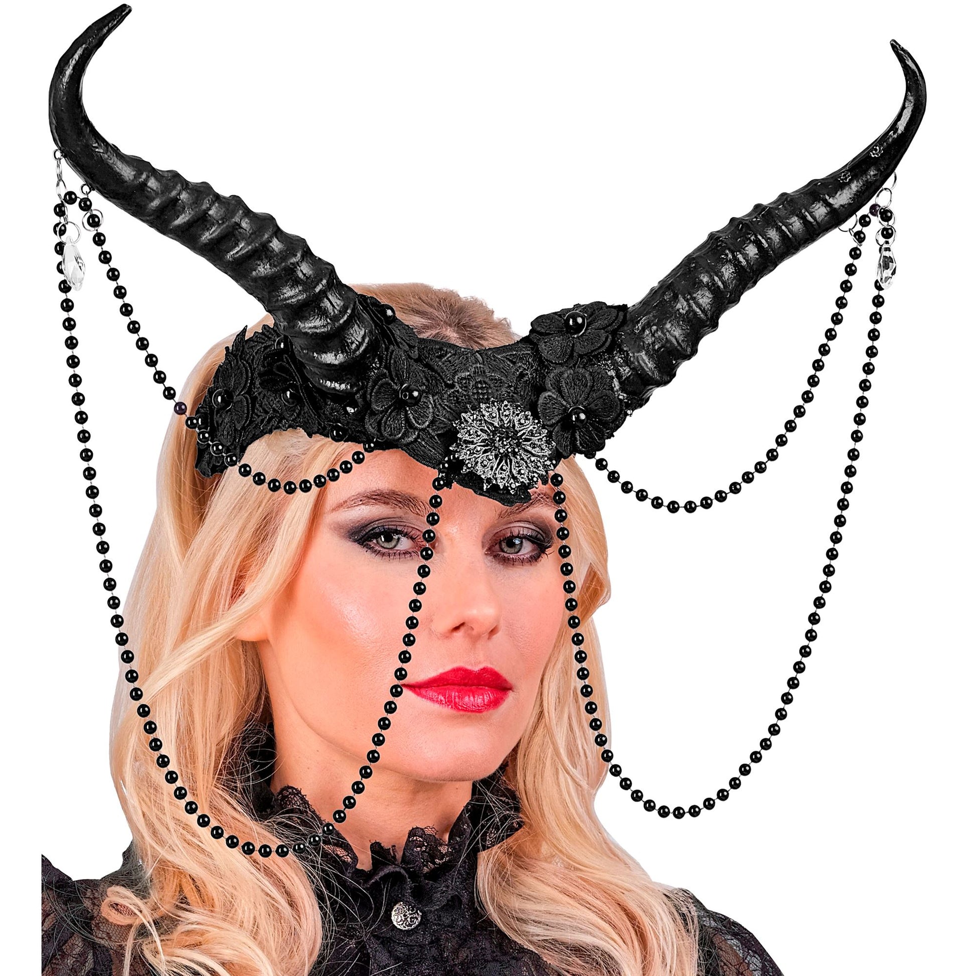 "SCHWARZE HÖRNER KOPFSCHMUCK" – Ansicht 4