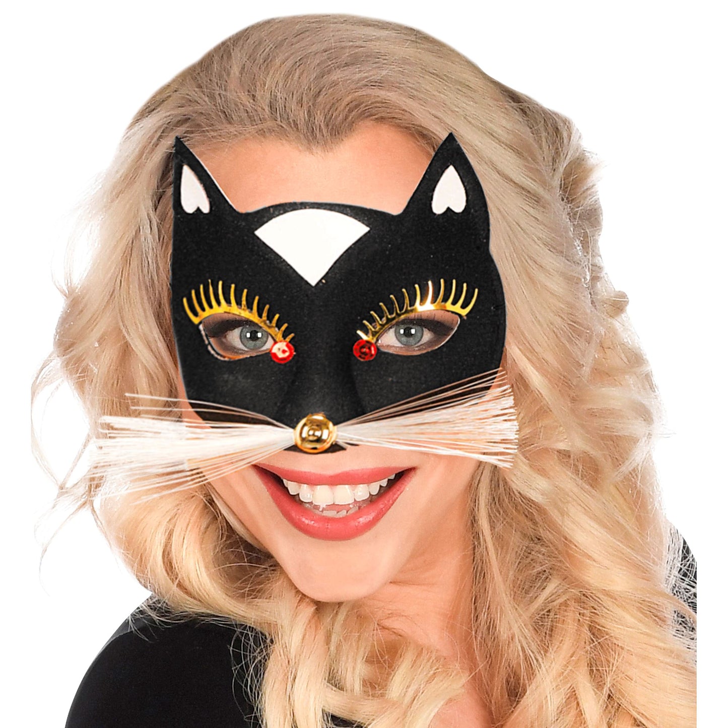 "SCHWARZE KATZE AUGENMASKE" – Ansicht 3