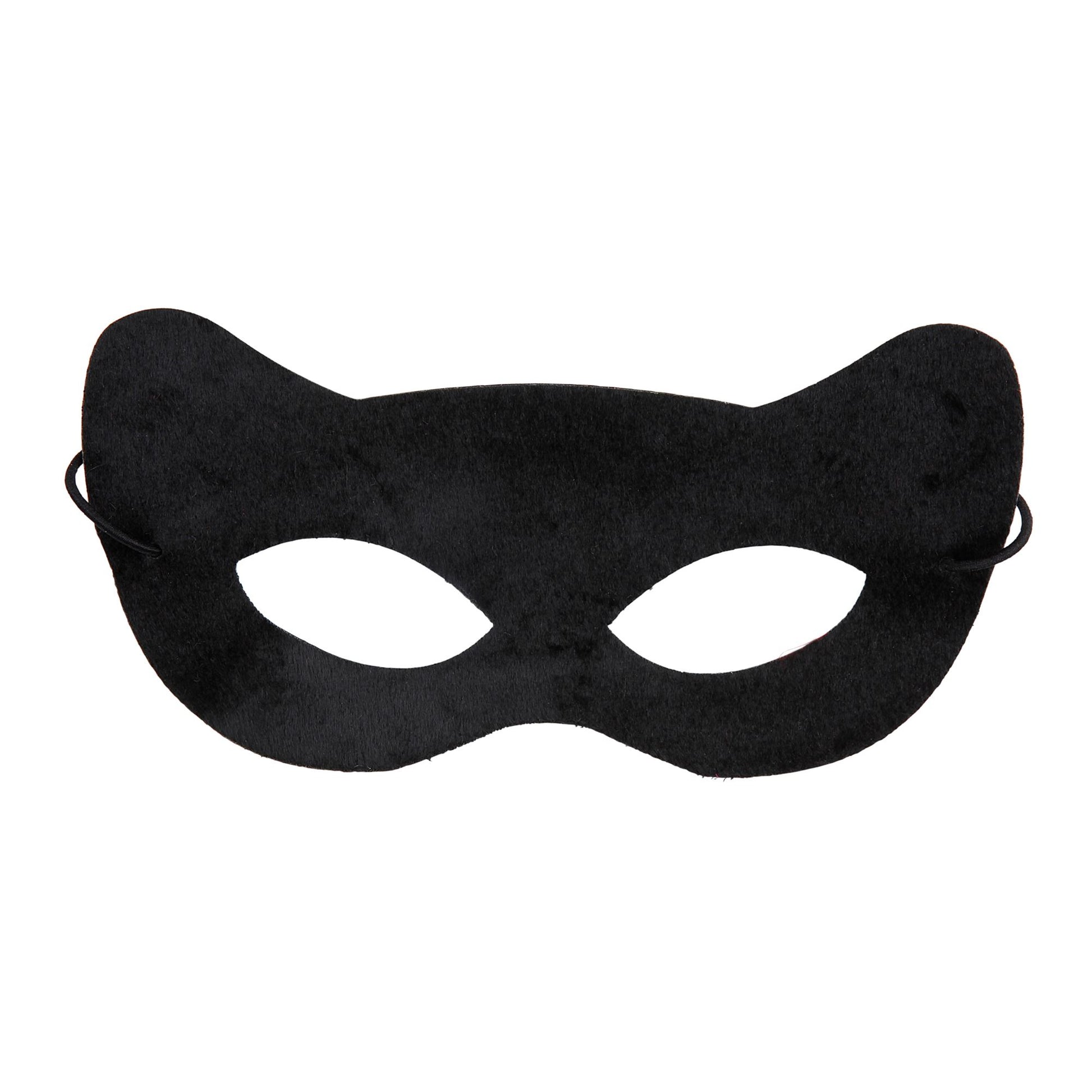 "SCHWARZE KATZENAUGEN MASKE" – Vorderansicht