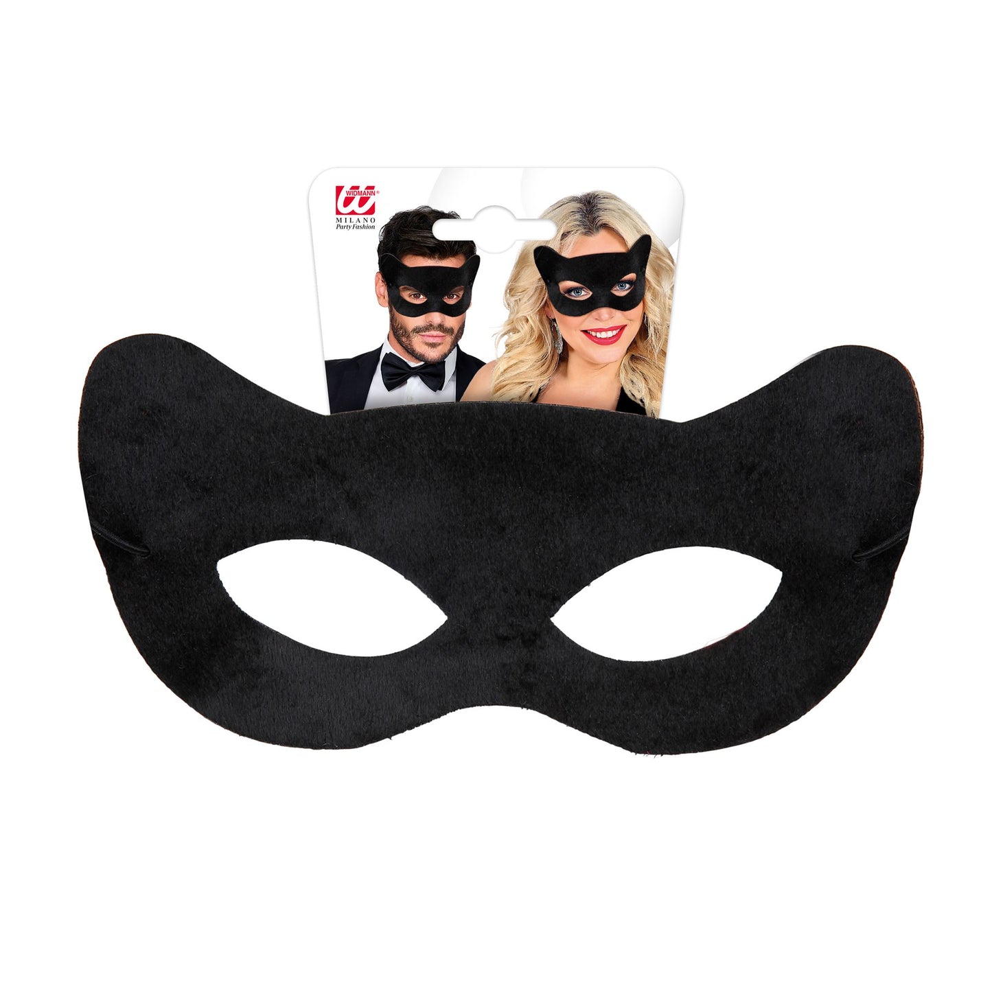 "SCHWARZE KATZENAUGEN MASKE" – Detailansicht