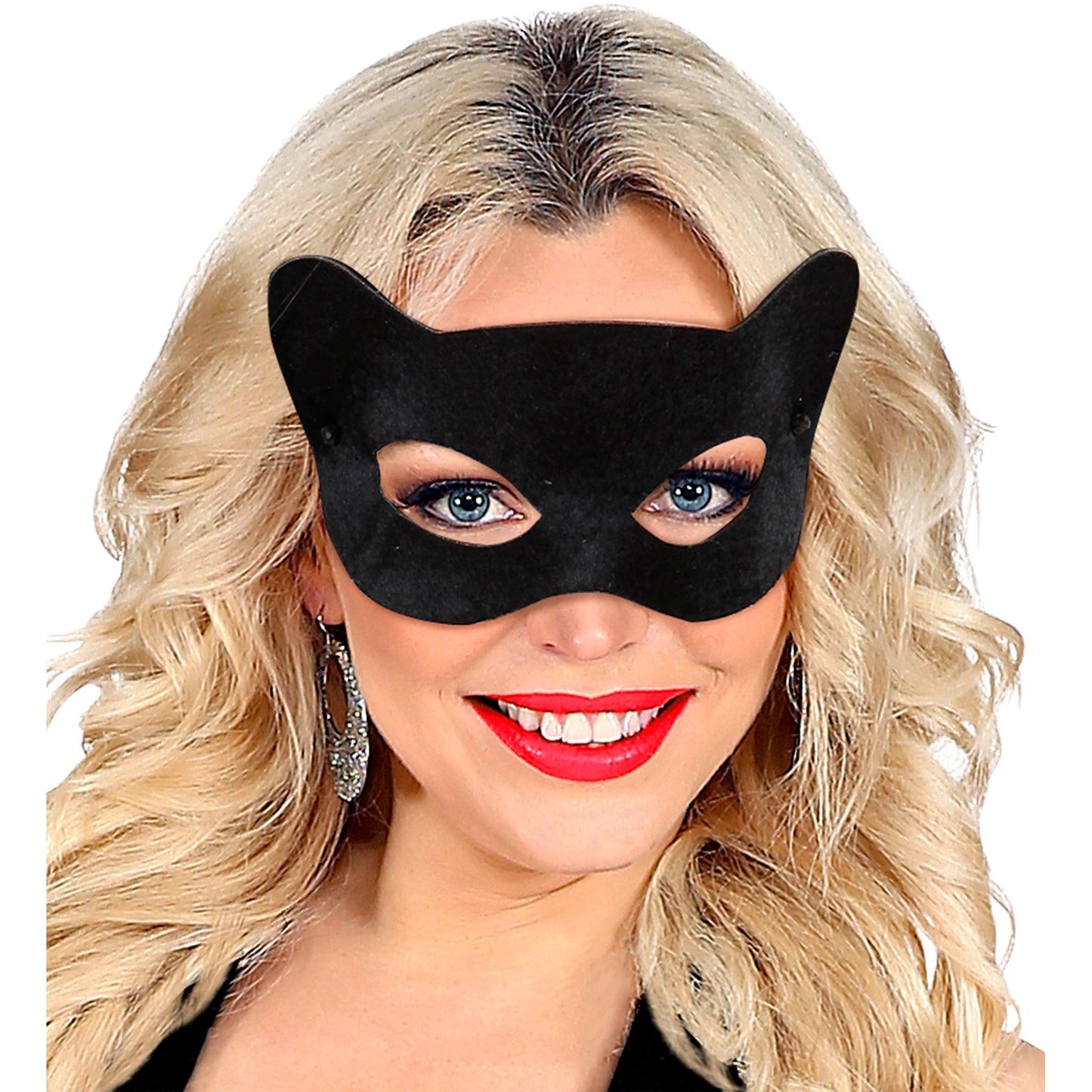 "SCHWARZE KATZENAUGEN MASKE" – Ansicht 3