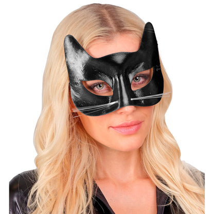 "SCHWARZE KATZENAUGENMASKE" – Ansicht 3