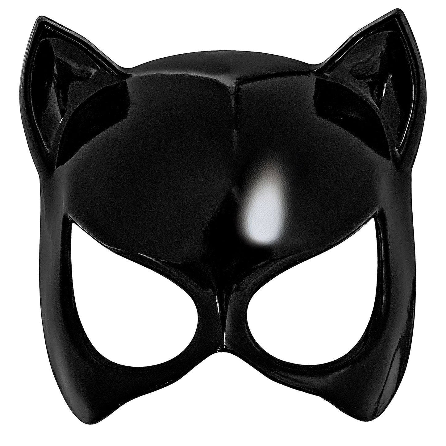 "SCHWARZE KATZENMASKE" – Vorderansicht
