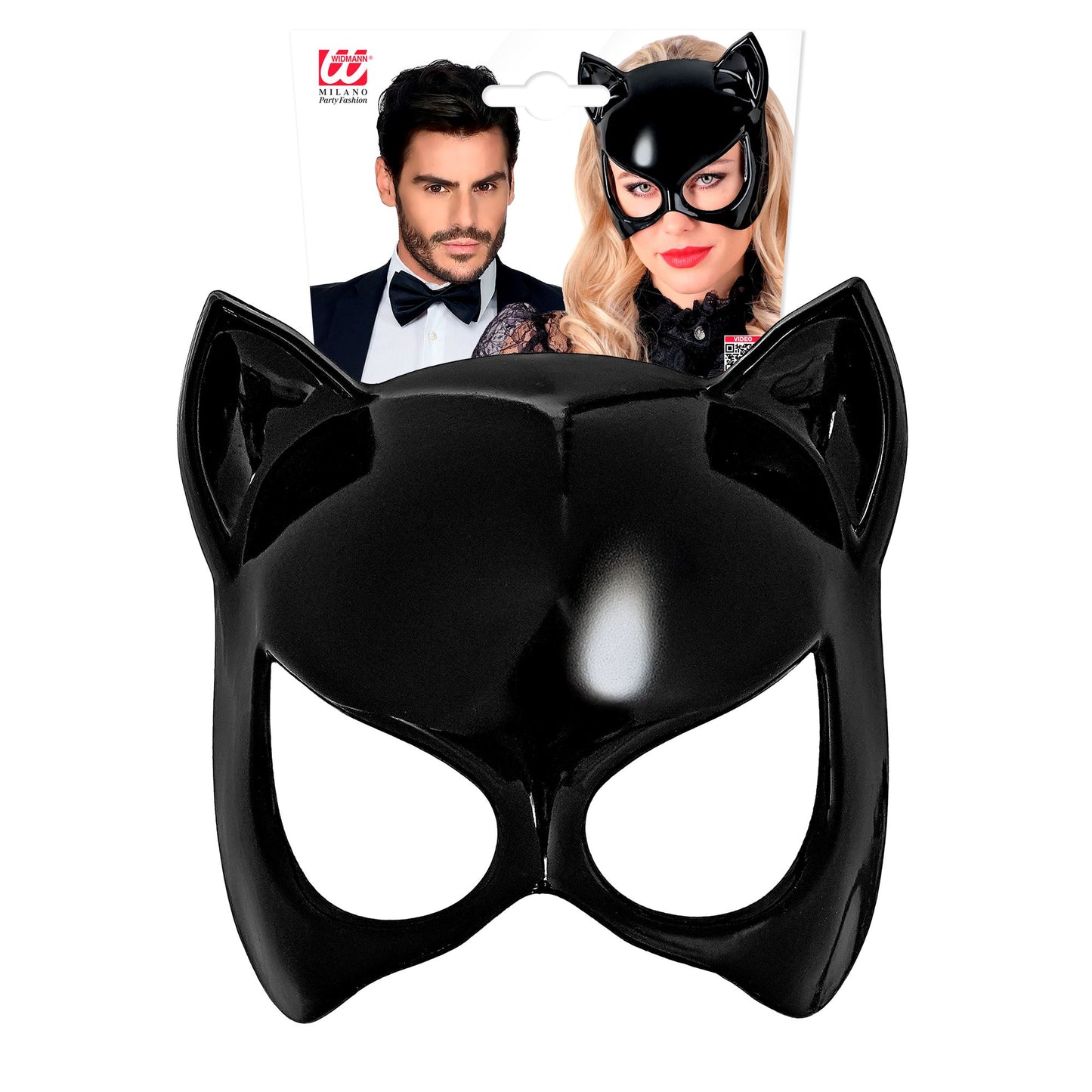 "SCHWARZE KATZENMASKE" – Detailansicht