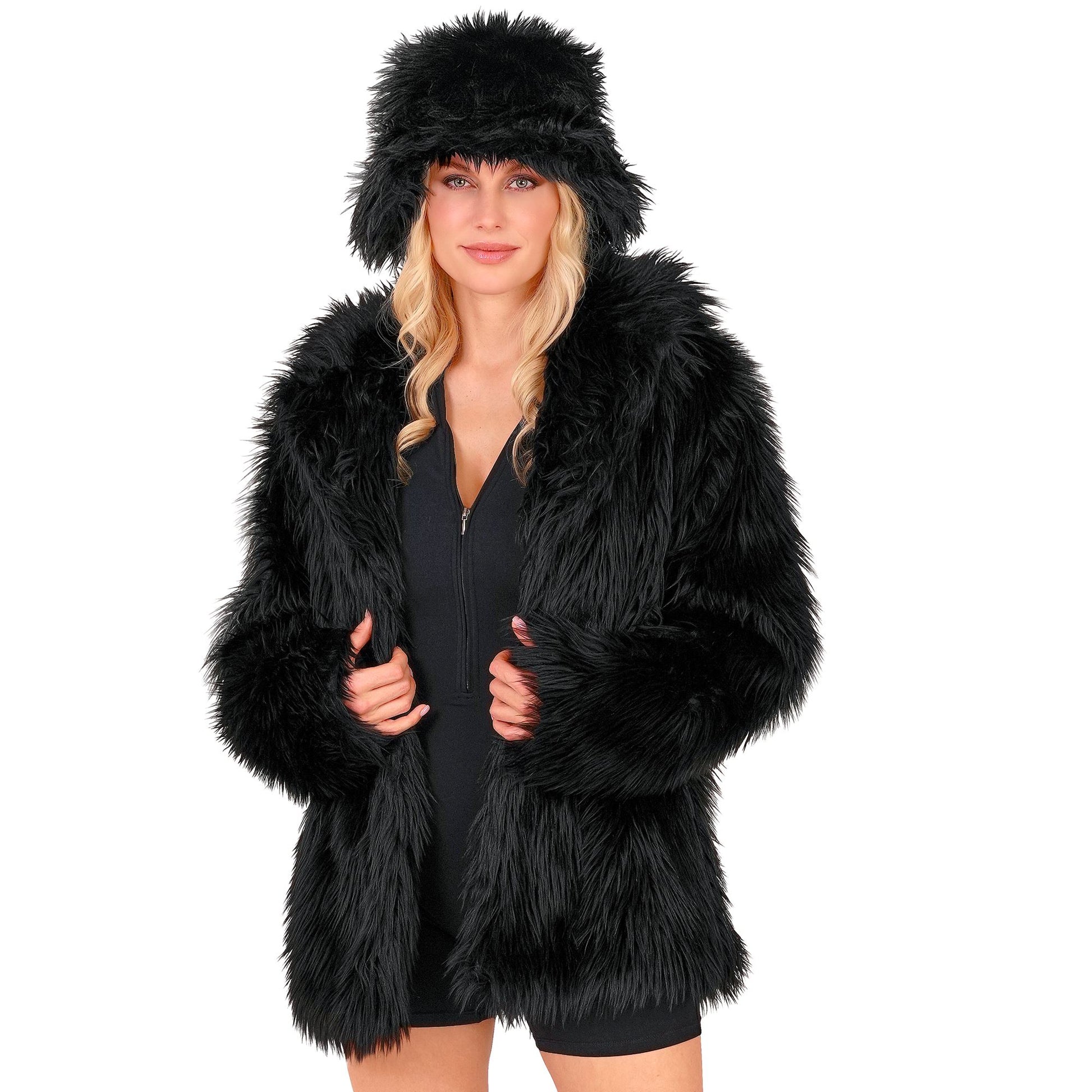 "SCHWARZE PLÜSCHJACKE" – Ansicht 3