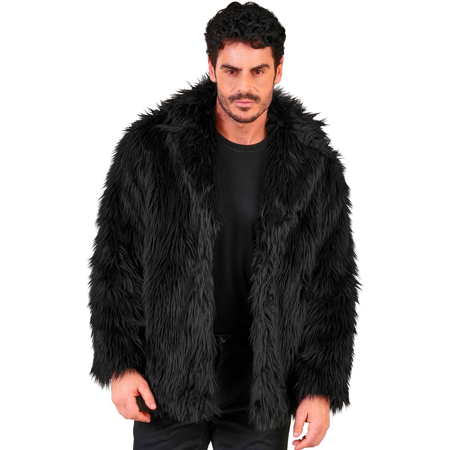 "SCHWARZE PLÜSCHJACKE" – Ansicht 4