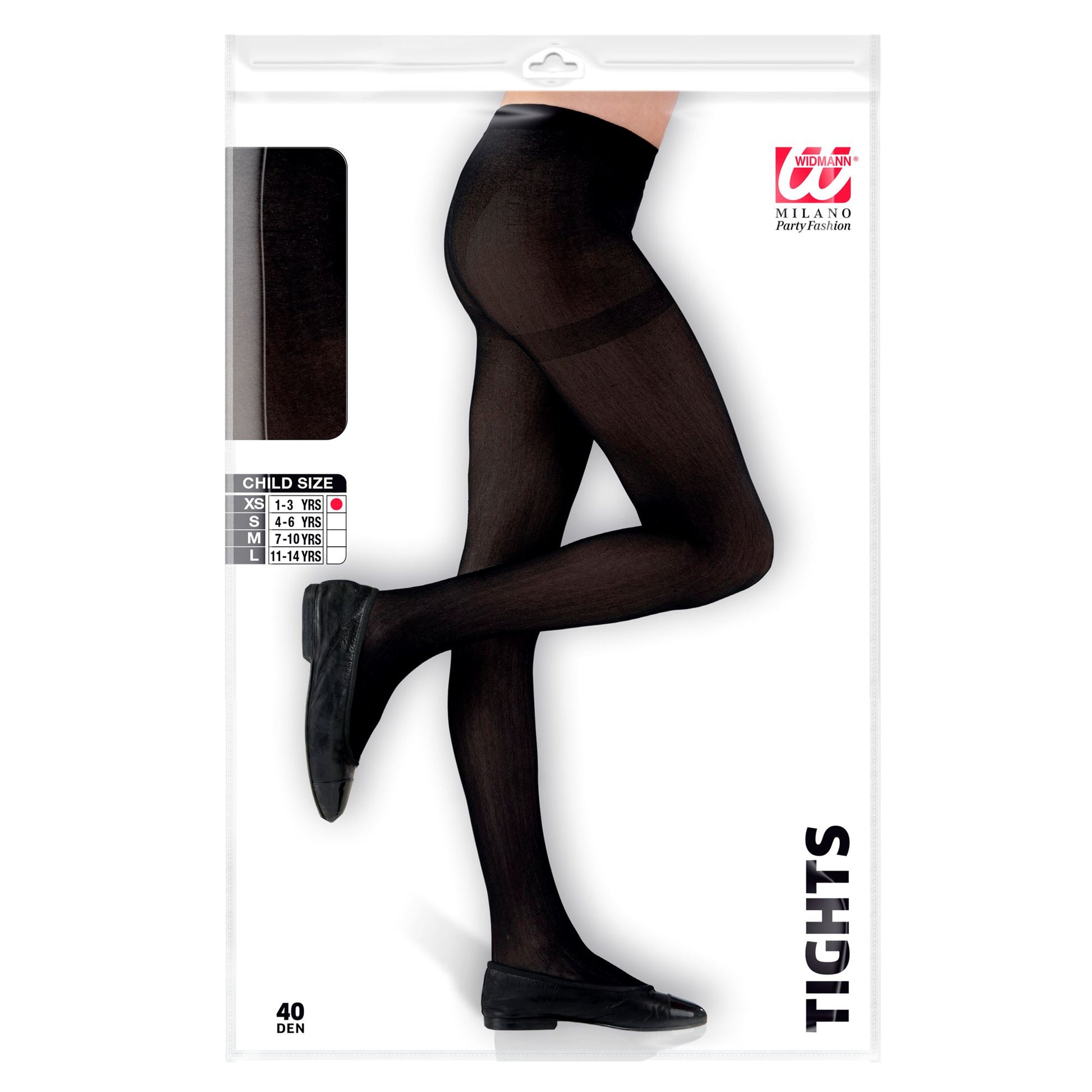 "SCHWARZE STRUMPFHOSE" 40 DEN – Detailansicht