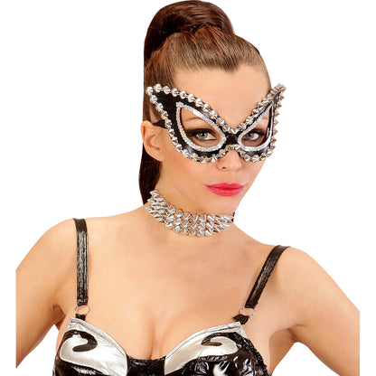 " SCHWARZE UNISEX S&M KATZENAUGENMASKE" – Ansicht 4