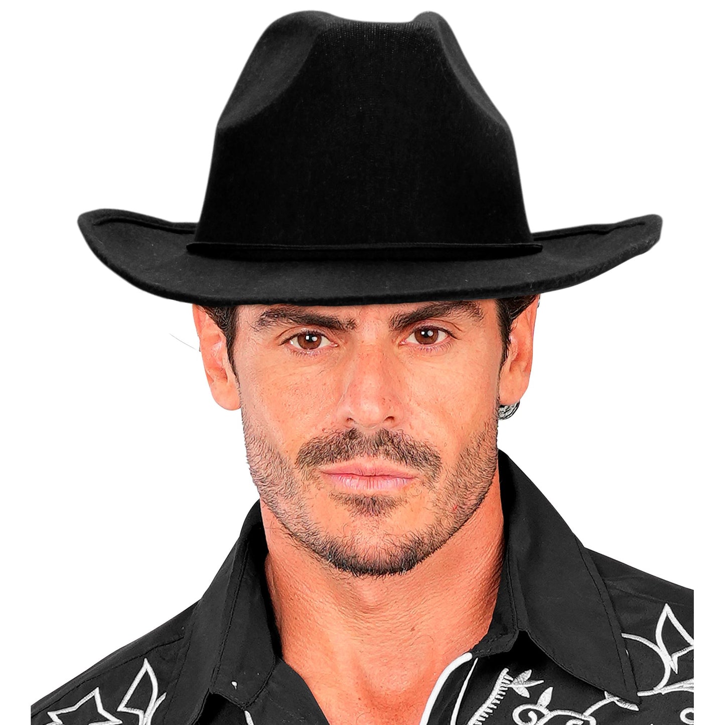 "SCHWARZER COWBOYHUT AUS GEBÜRSTETEM FILZ" – Ansicht 5