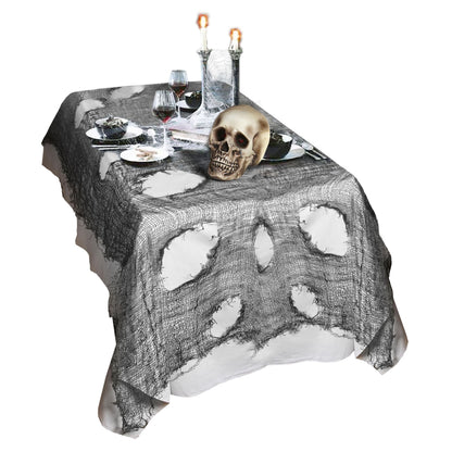 "SCHWARZER DEKORATIVER HORRORSTOFF" 60x300 cm – Ansicht 3