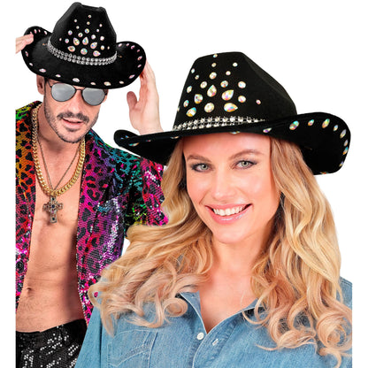 "SCHWARZER DIAMANTEN COWBOY HUT" – Ansicht 3