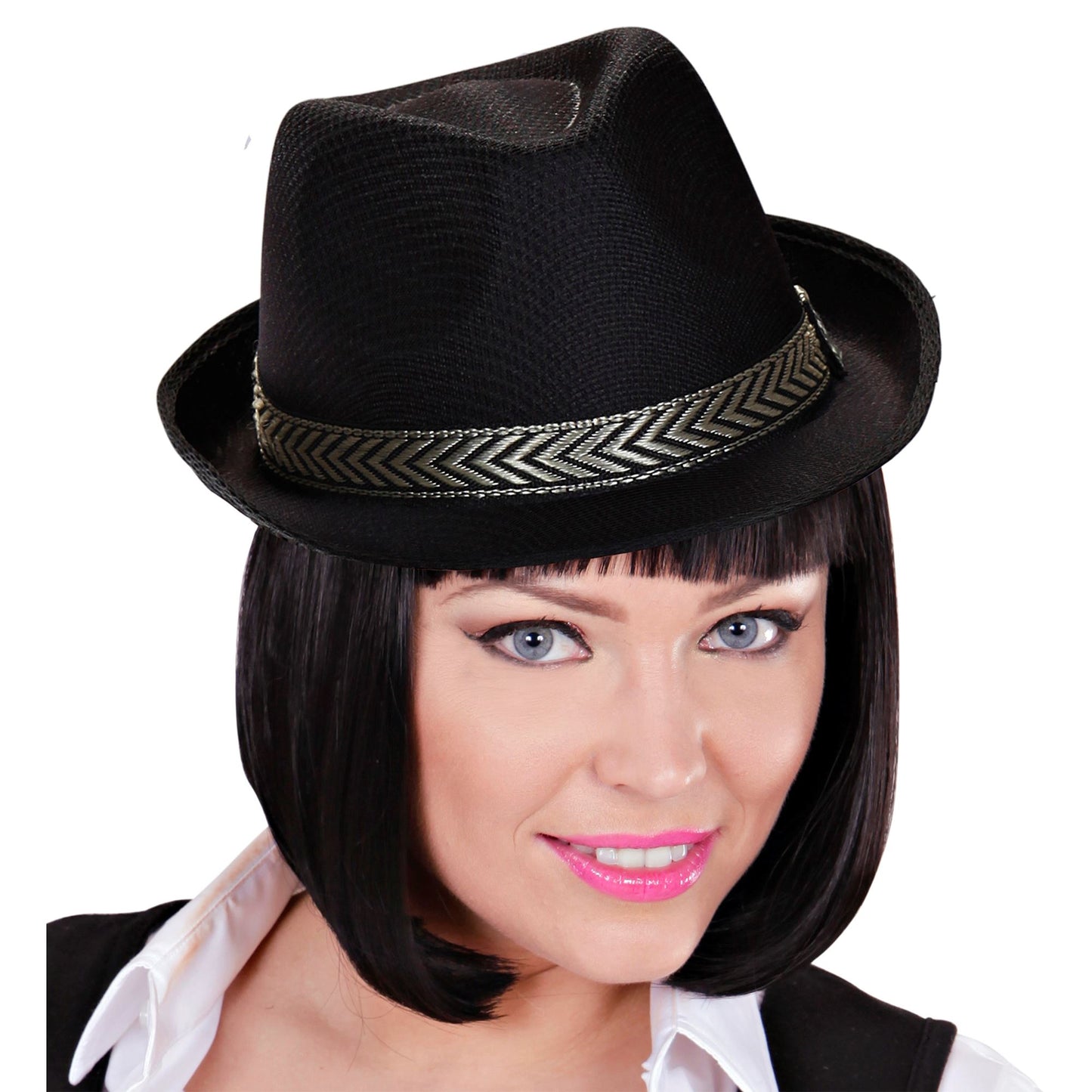 "SCHWARZER FEDORA PANAMA" – Ansicht 3