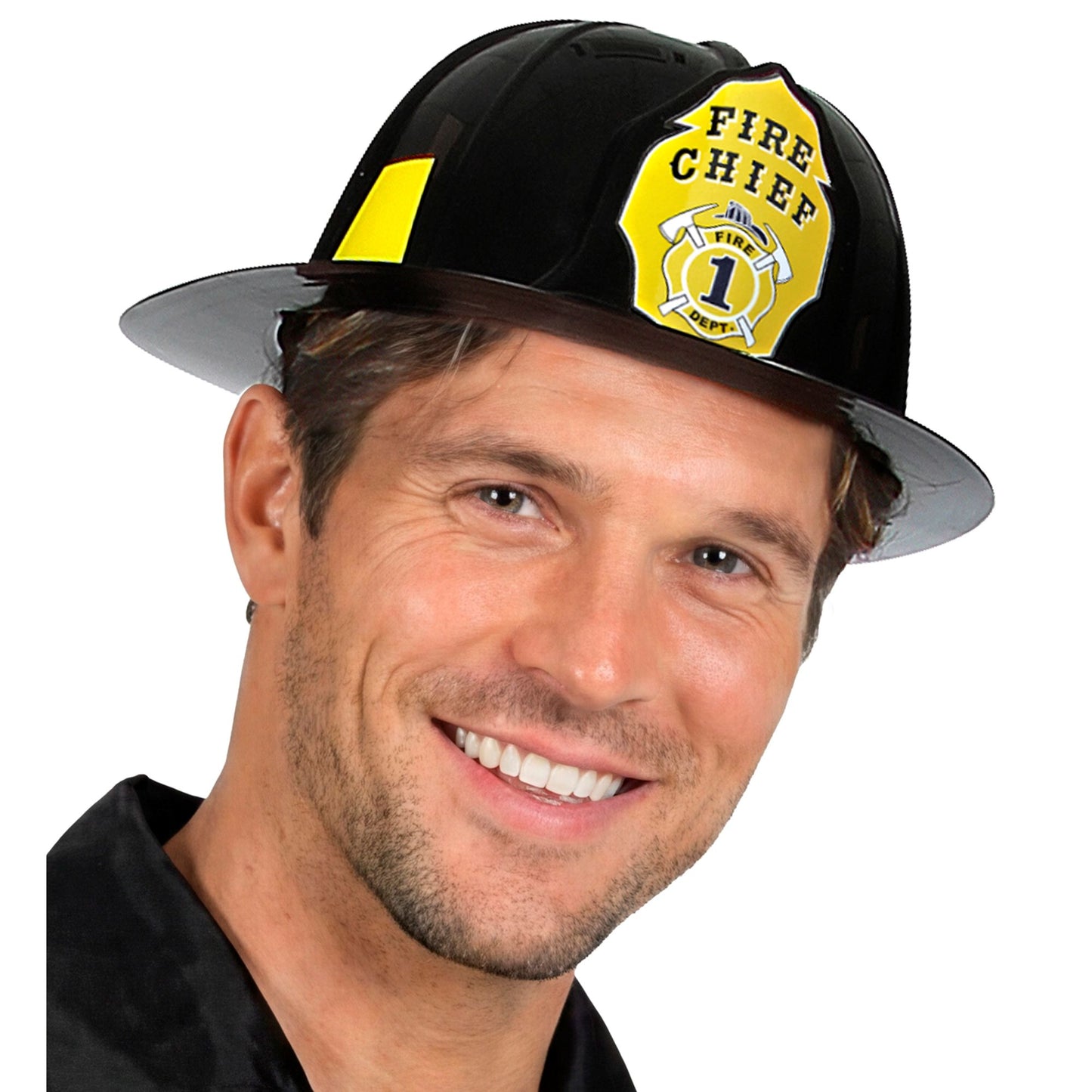 "SCHWARZER FEUERWEHRHELM" aus Hartplastik – Ansicht 5