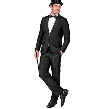 "SCHWARZER PARTY FASHION ANZUG" (Jackett, Hose) – Ansicht 4