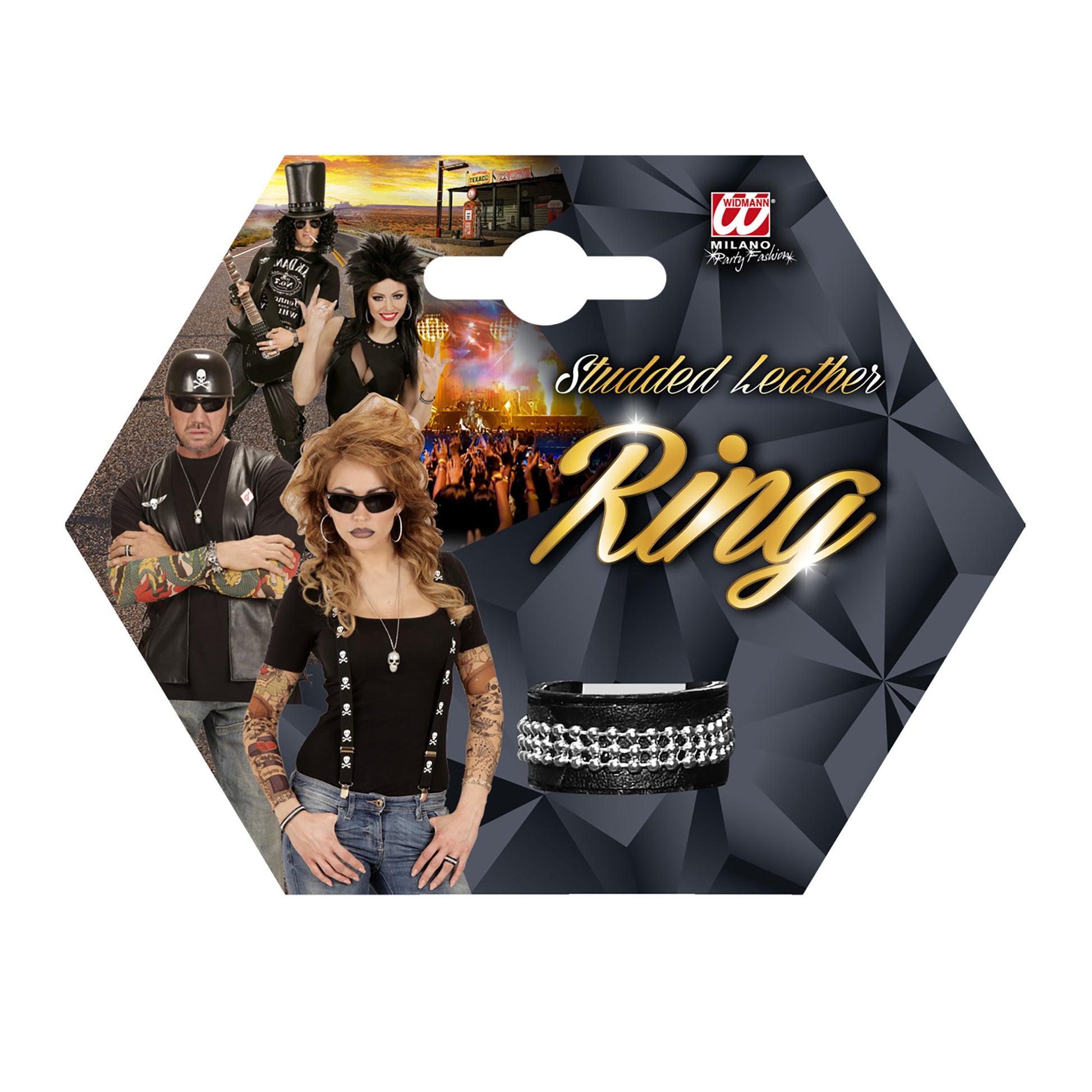 "SCHWARZER SPIKE-RING" – Ansicht 3