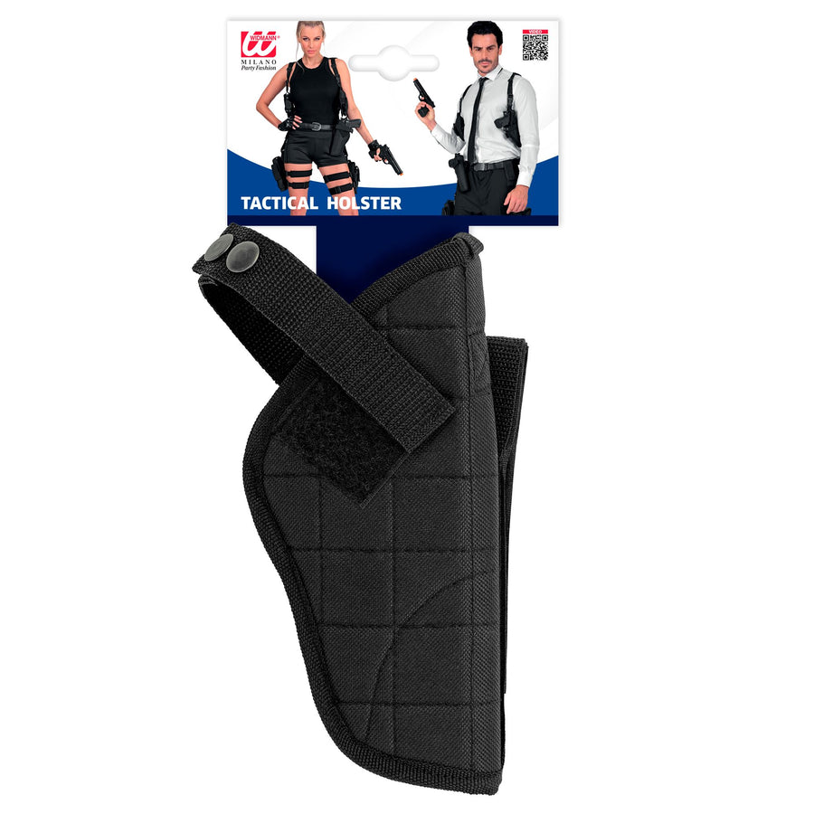 "SCHWARZES TAKTISCHES HOLSTER" – Detailansicht