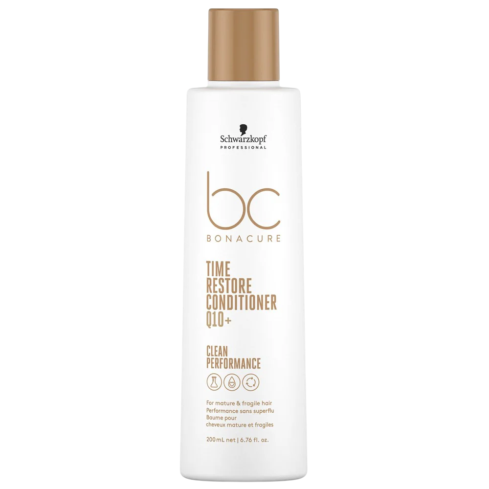 Schwarzkopf Professional, Bonacure Time Restore, Q10, Hair Conditioner, Anti-Aging, 200 ml