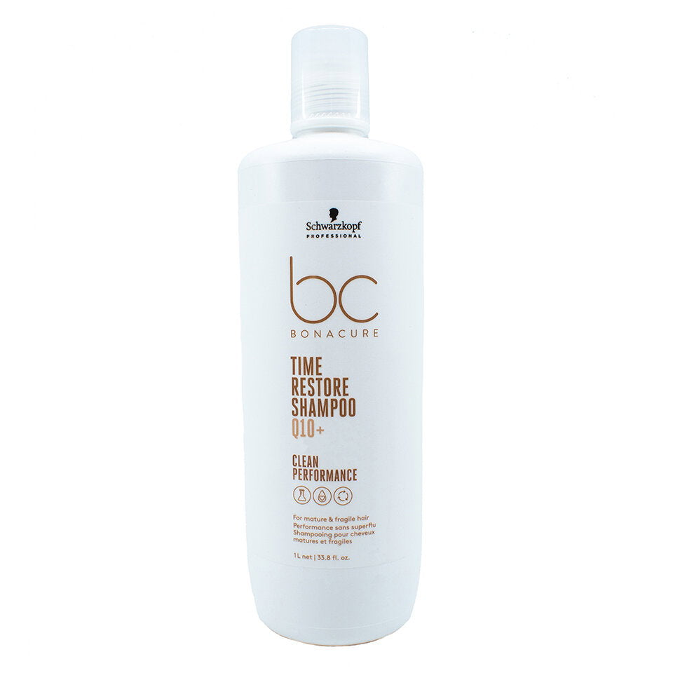 Schwarzkopf Professional, Bonacure Time Restore, Q10, Hair Shampoo, Anti-Aging, 1000 ml