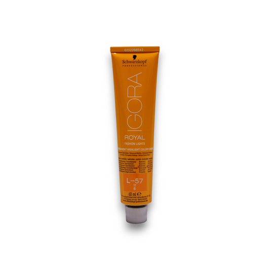 Schwarzkopf Professional Schwarzkopf Professional, Igora Royal, Permanente Haarfarbe, L-57 Golden Copper, 60 ml Regular