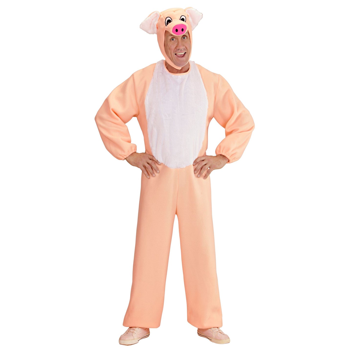 "SCHWEIN" (Kostüm, Kopfbedeckung) – Vorderansicht