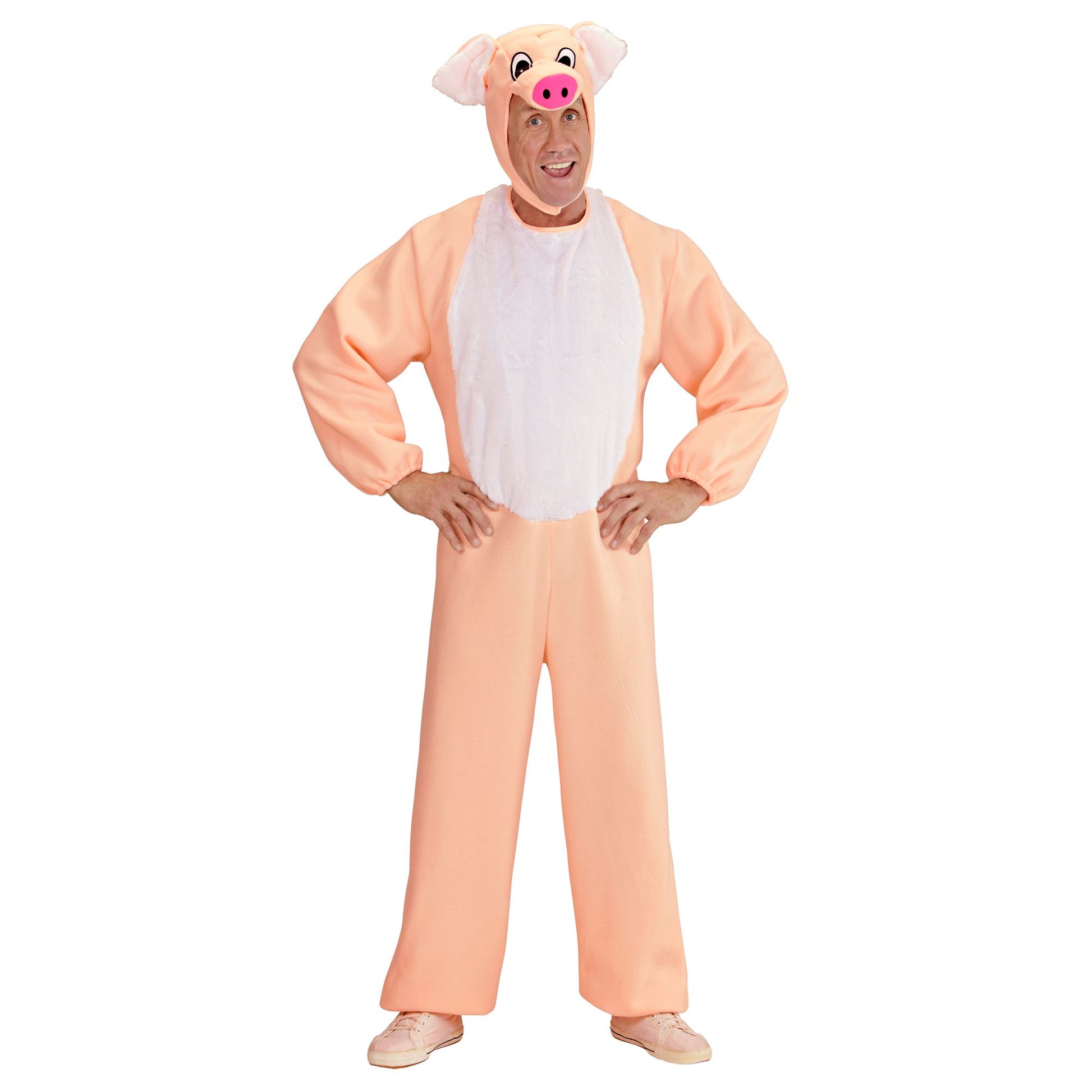 "SCHWEIN" (Kostüm, Kopfbedeckung) – Vorderansicht