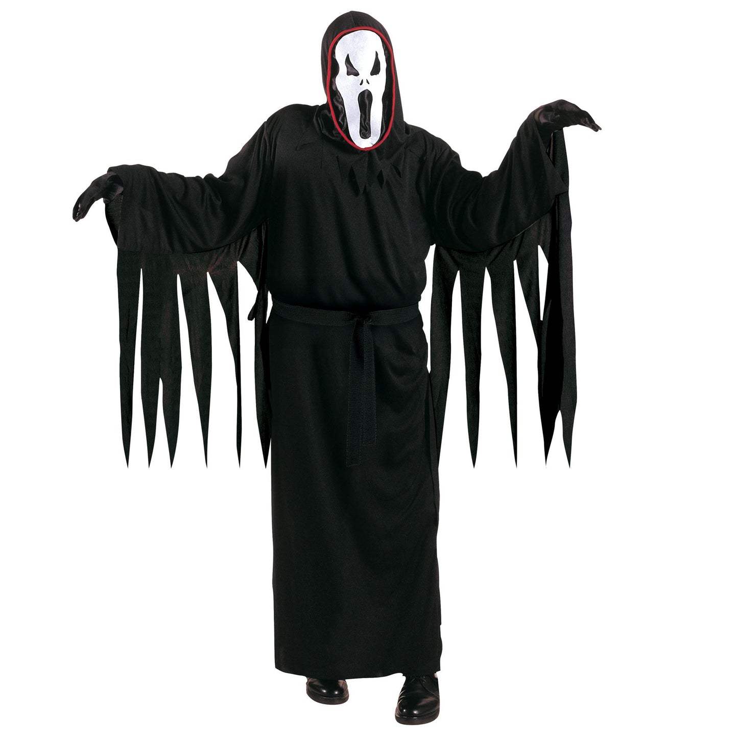 "SCREAMING GHOST" (Tunika, Gürtel, Maske mit Kapuze) – Vorderansicht