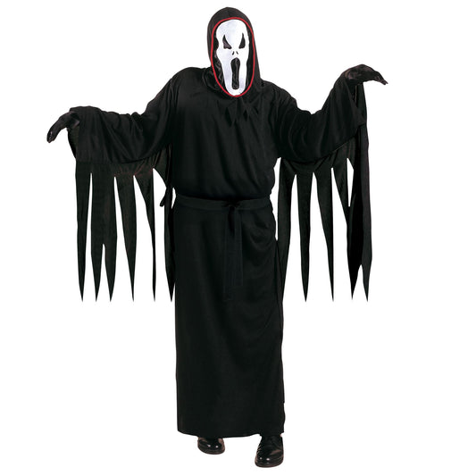 "SCREAMING GHOST" (Tunika, Gürtel, Maske mit Kapuze) – Vorderansicht