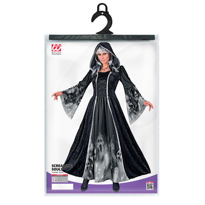 "SCREAMING SOULS" (Kleid mit Kapuze) – Ansicht 4