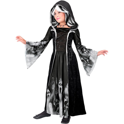 "SCREAMING SOULS" (Kleid mit Kapuze) – Detailansicht