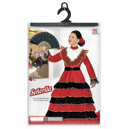 "SEÑORITA" (Kleid mit Petticoat, Gürtel) – Detailansicht