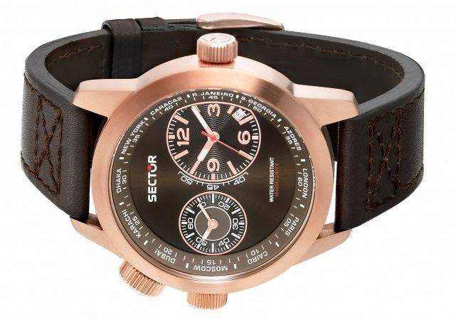 SECTOR OVERSIZE R3251102022 Chronograph Armbanduhr 48 mm ansicht-3