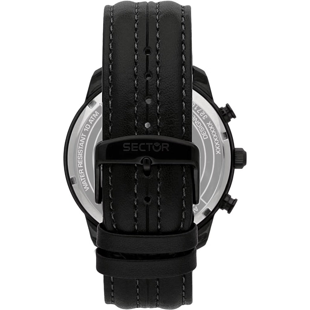 SECTOR R3271602008 Chronograph Armbanduhr 48 mm Schwarz ansicht-5