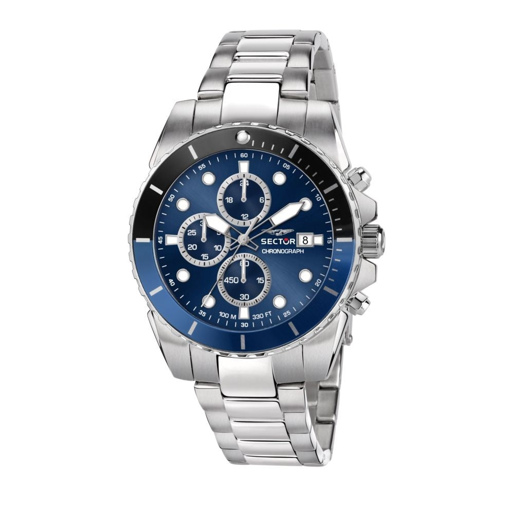 SECTOR R3273776003 Chronograph Armbanduhr 43 mm Silber
