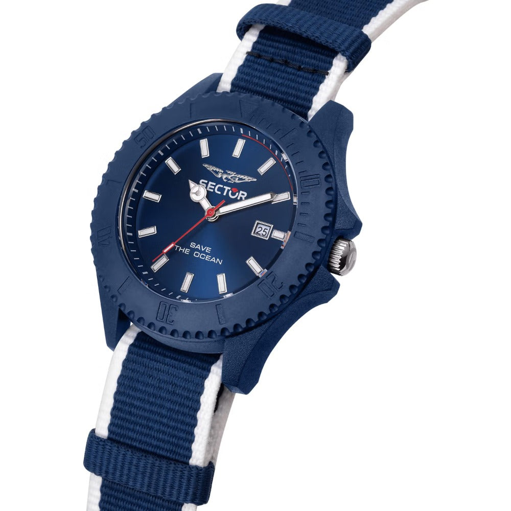 SECTOR SAVE THE OCEAN R3251539001 Date - Armbanduhr 43 mm ansicht-2